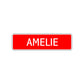 Amelie Street Sign