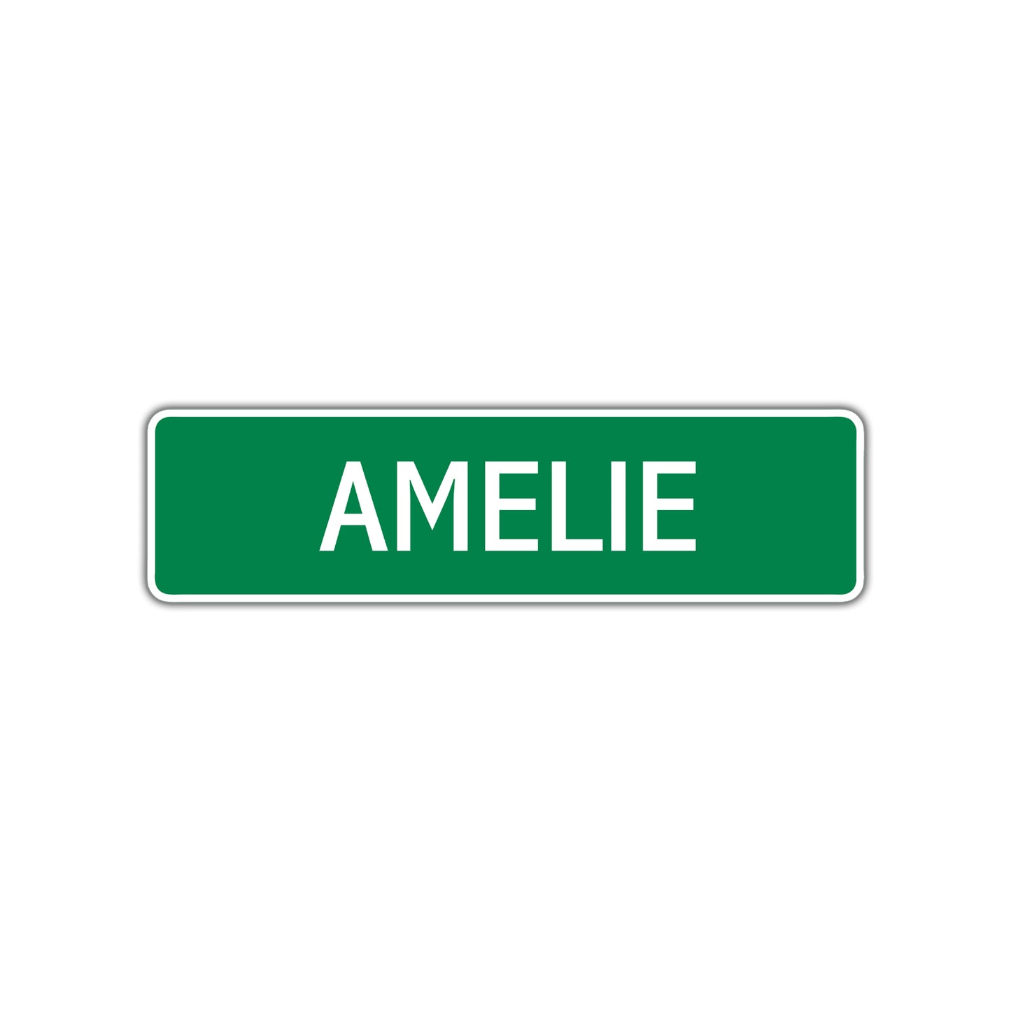 Amelie Street Sign Plate