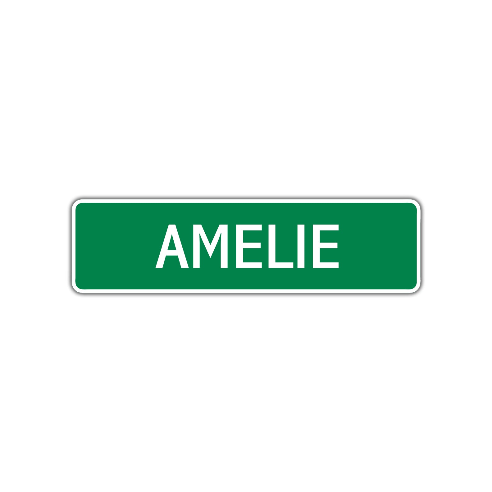 Amelie Street Sign Plate