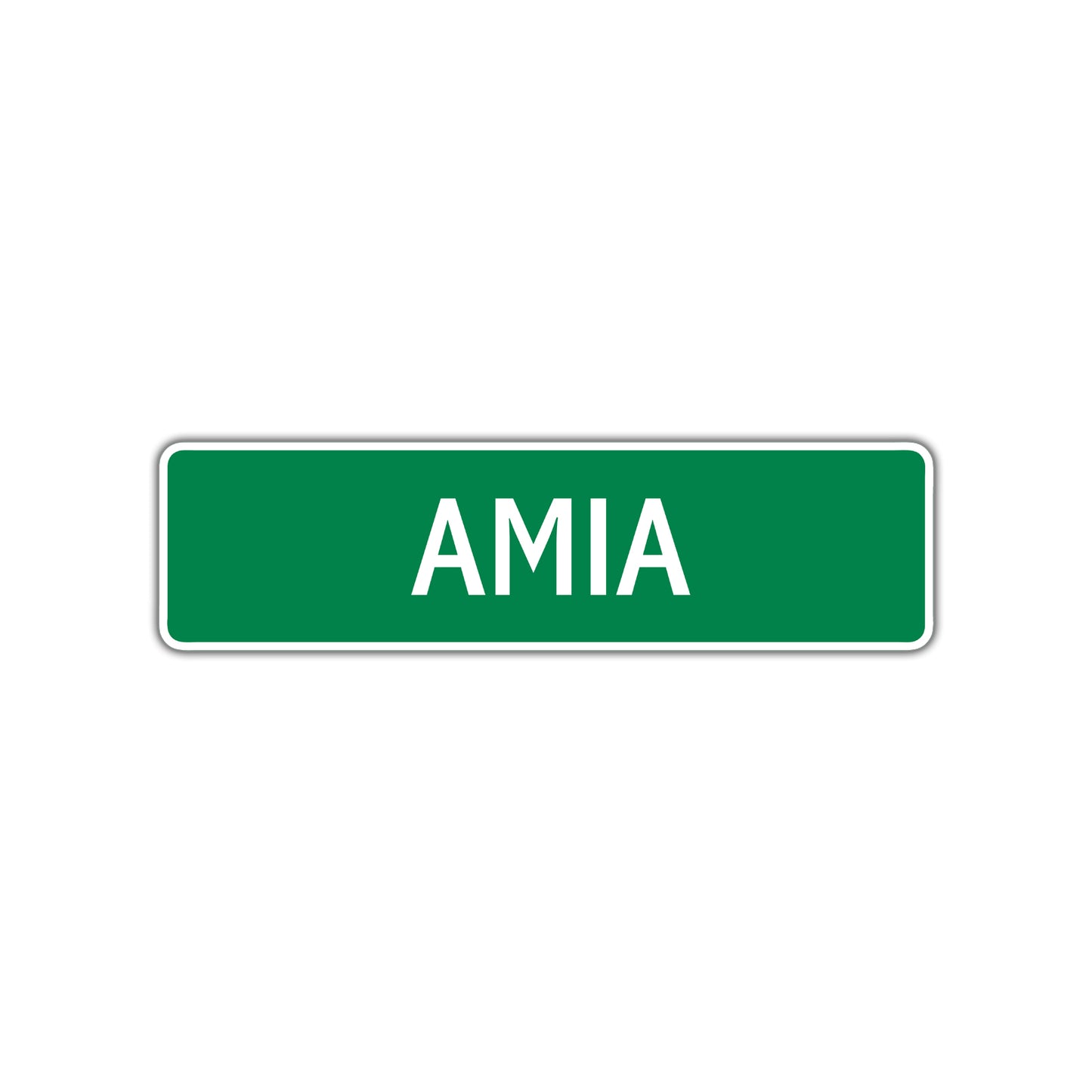 Amia Street Sign 