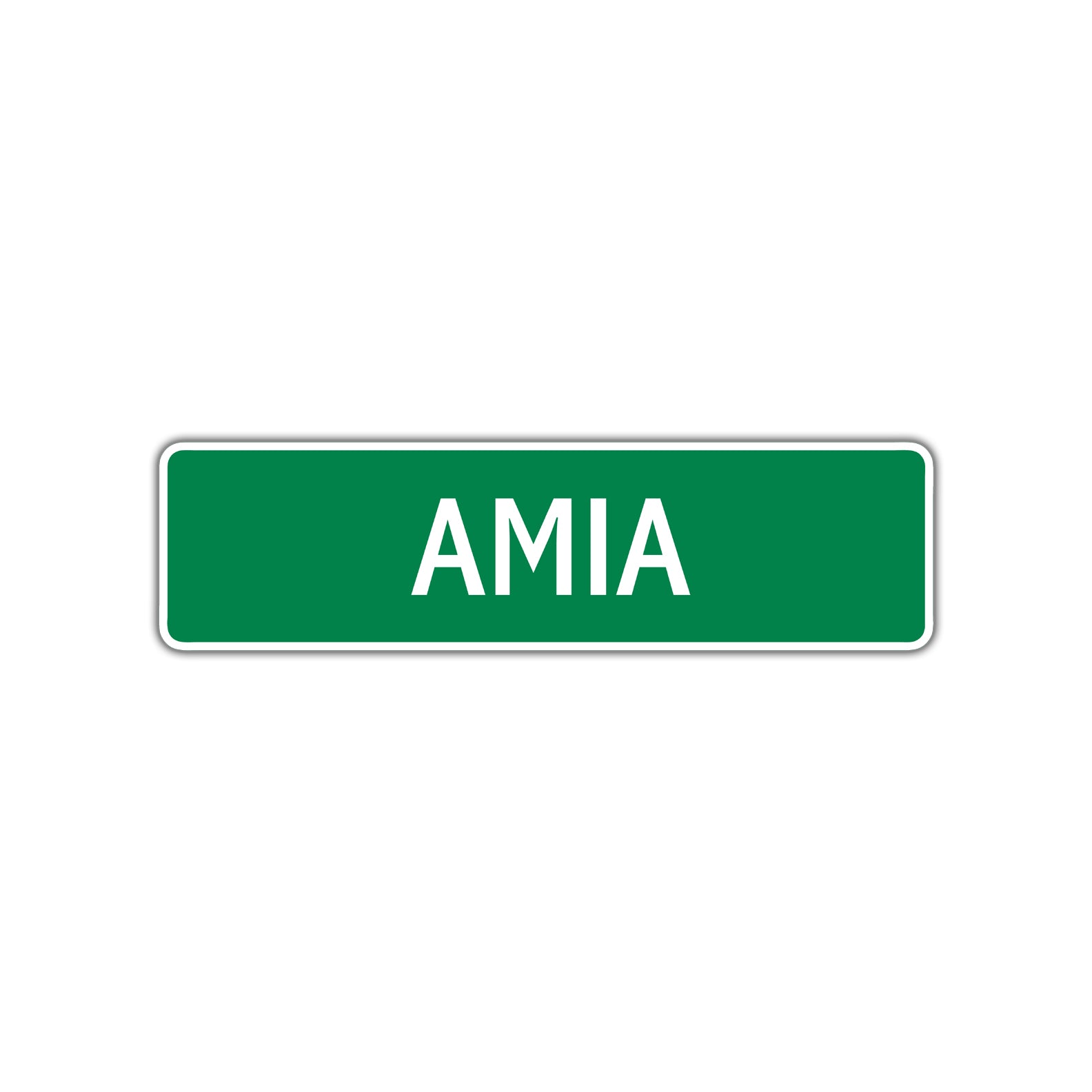 Amia Street Sign 