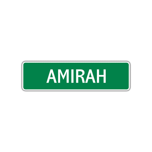 Amirah Street Sign 