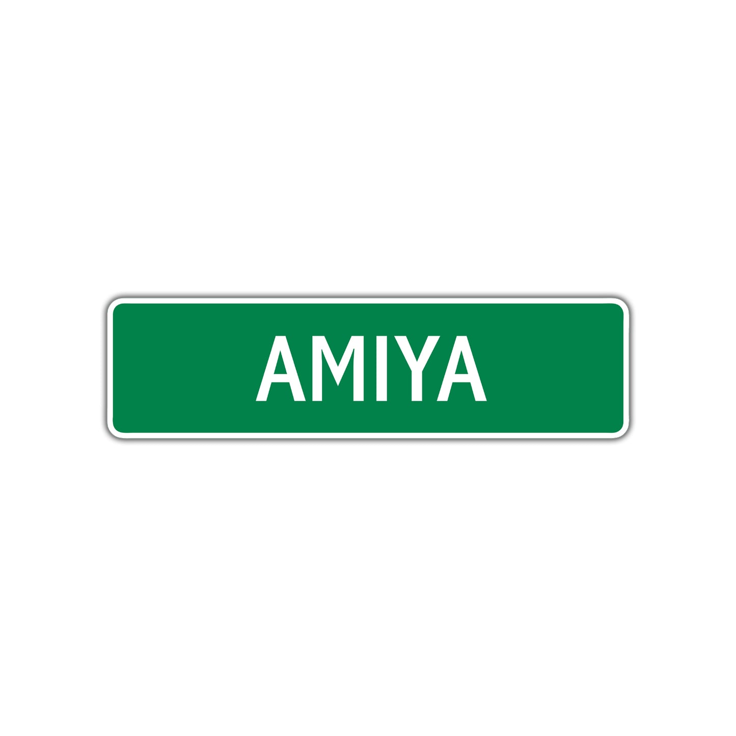 Amiya Street Sign