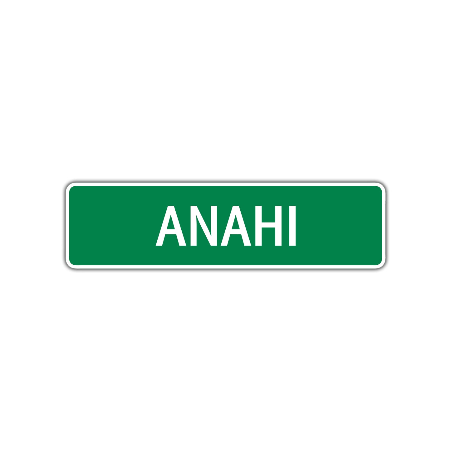 Anahi Street Sign Plate