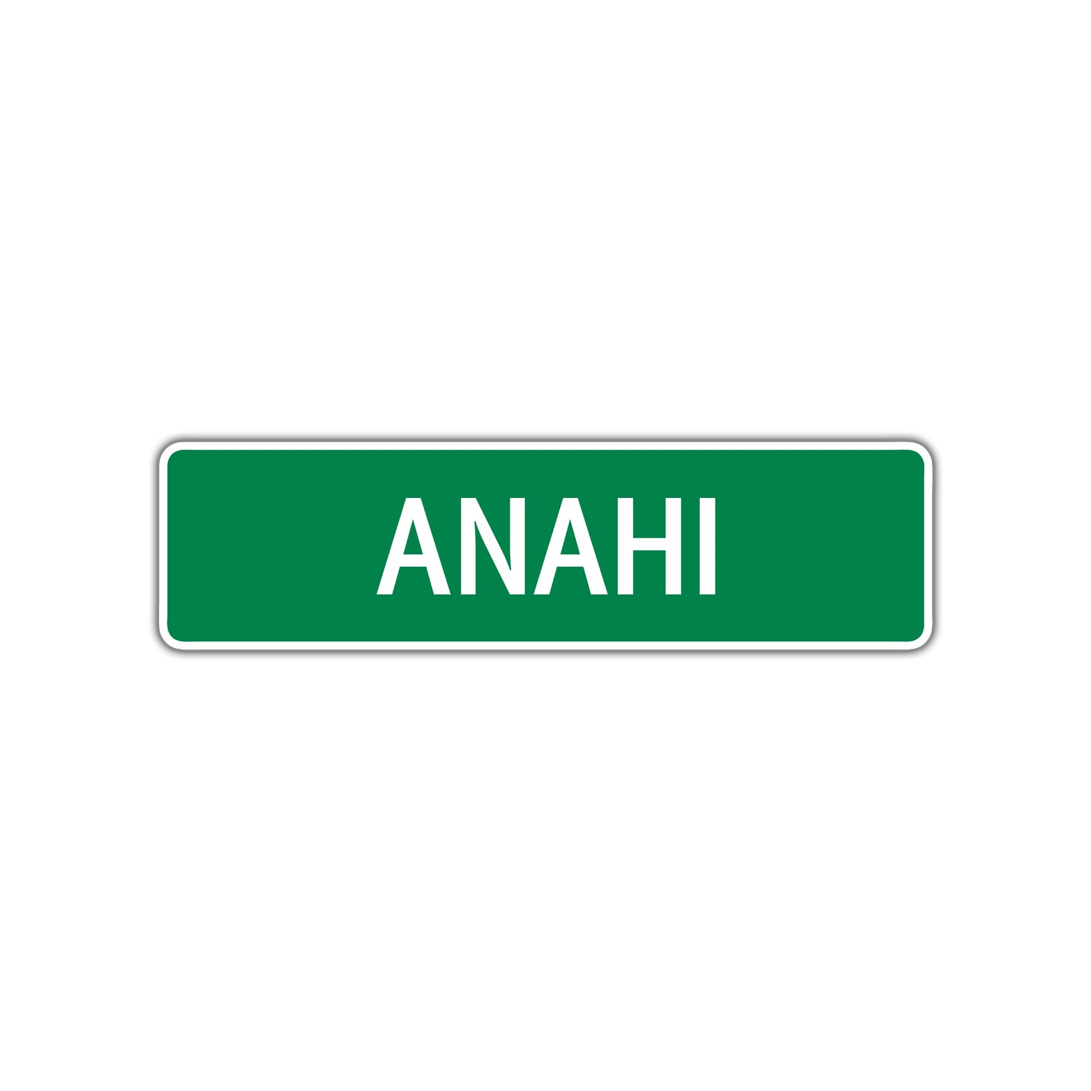 Anahi Street Sign Plate