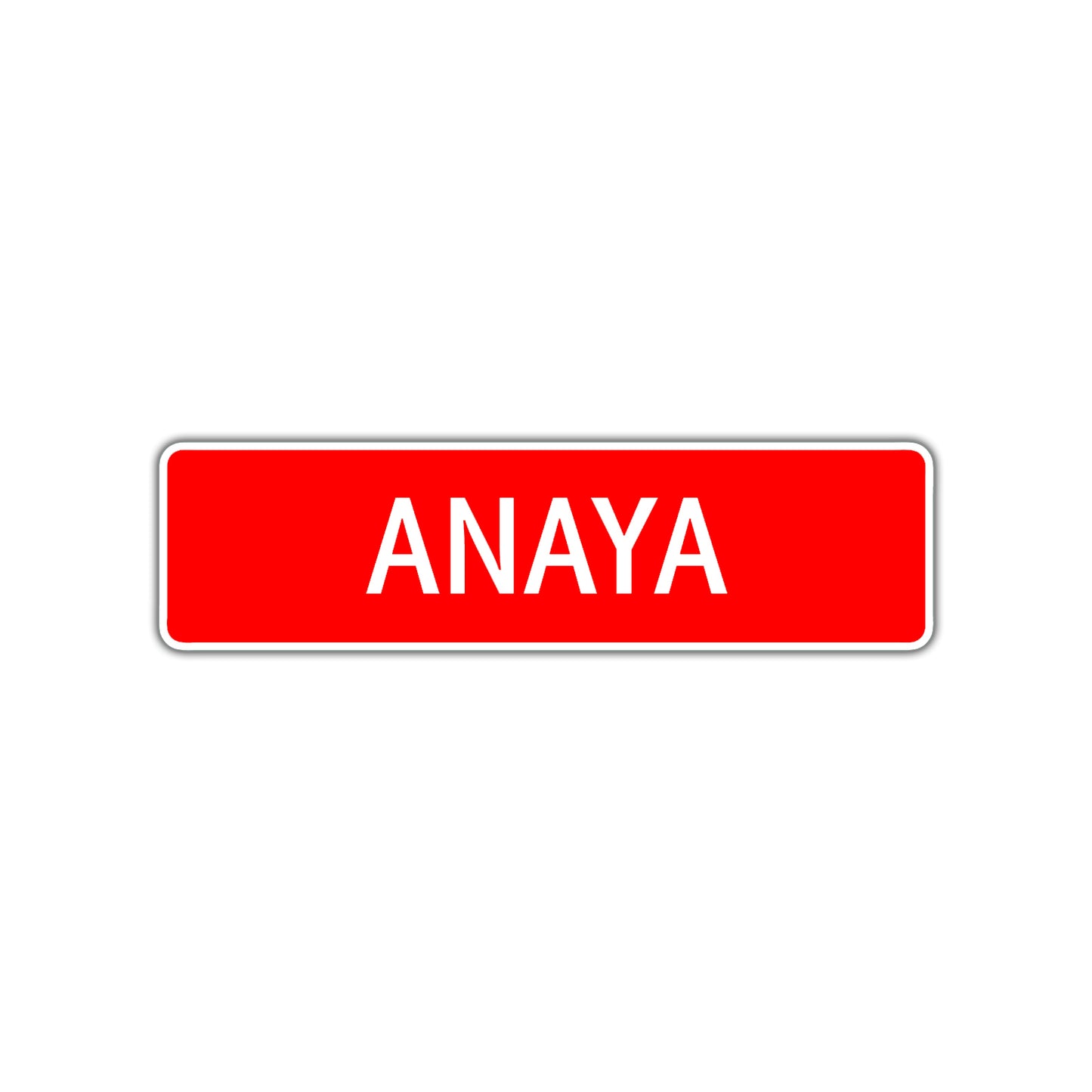 Anaya Street Sign