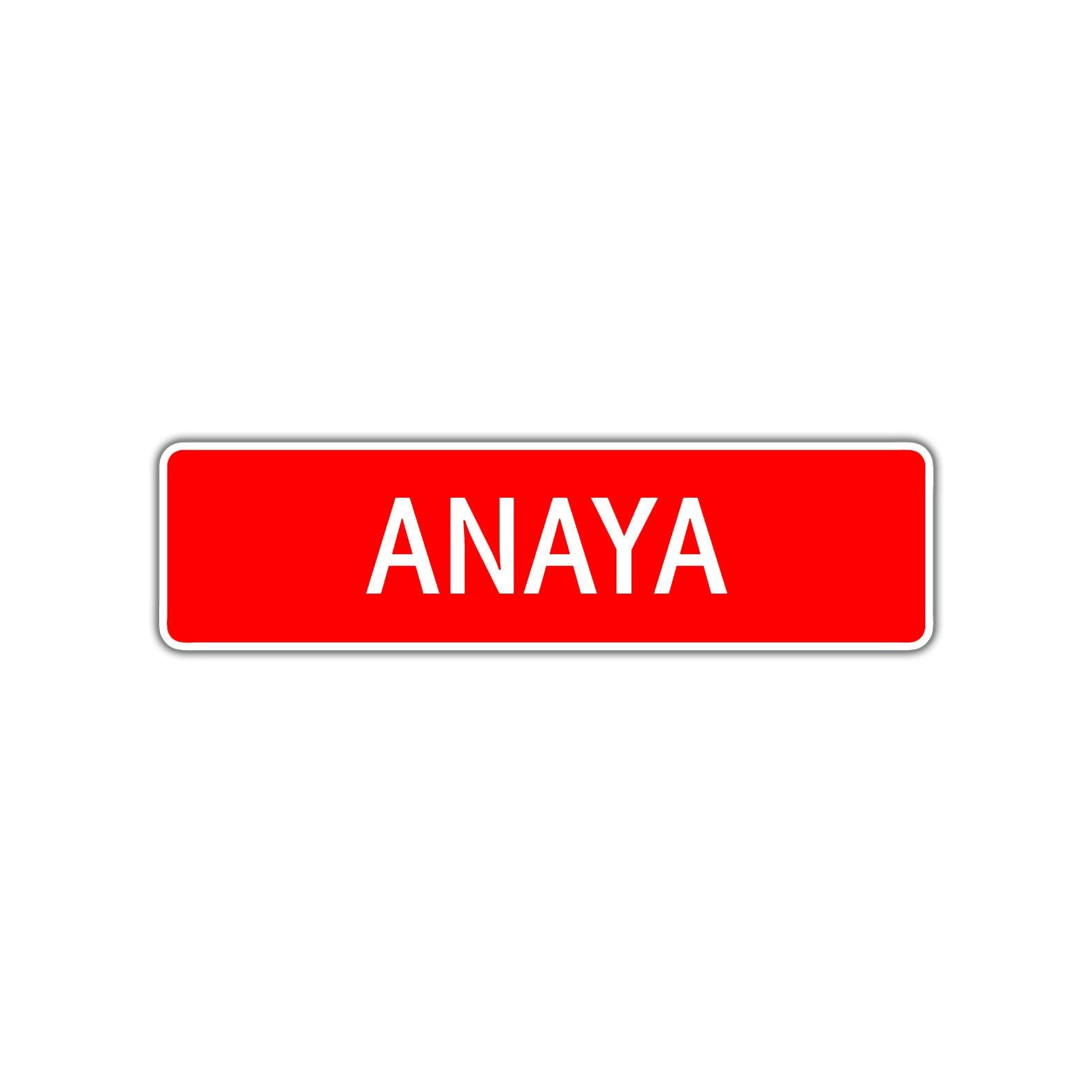 Anaya Street Sign