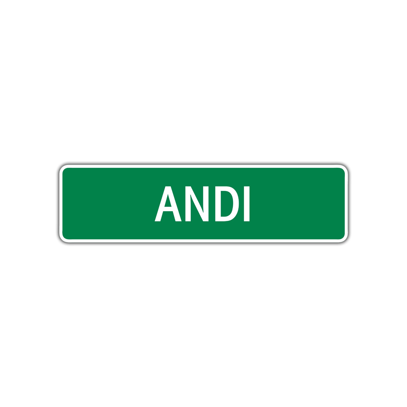 Andi Street Sign