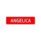 Angelica Street Sign