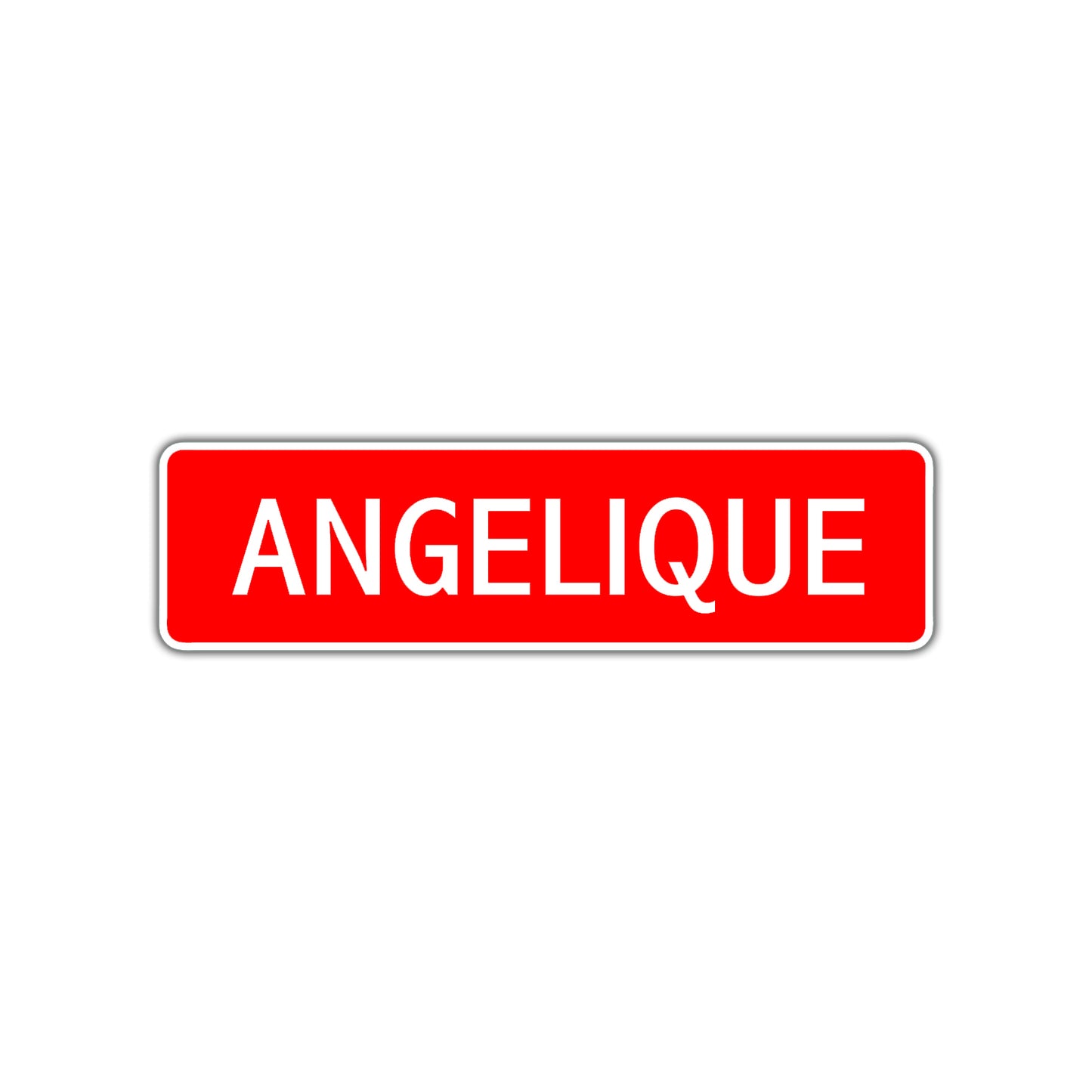 Angelique Street Sign