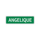 Angelique Street Sign Plate