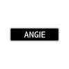 Angie Street Metal Sign