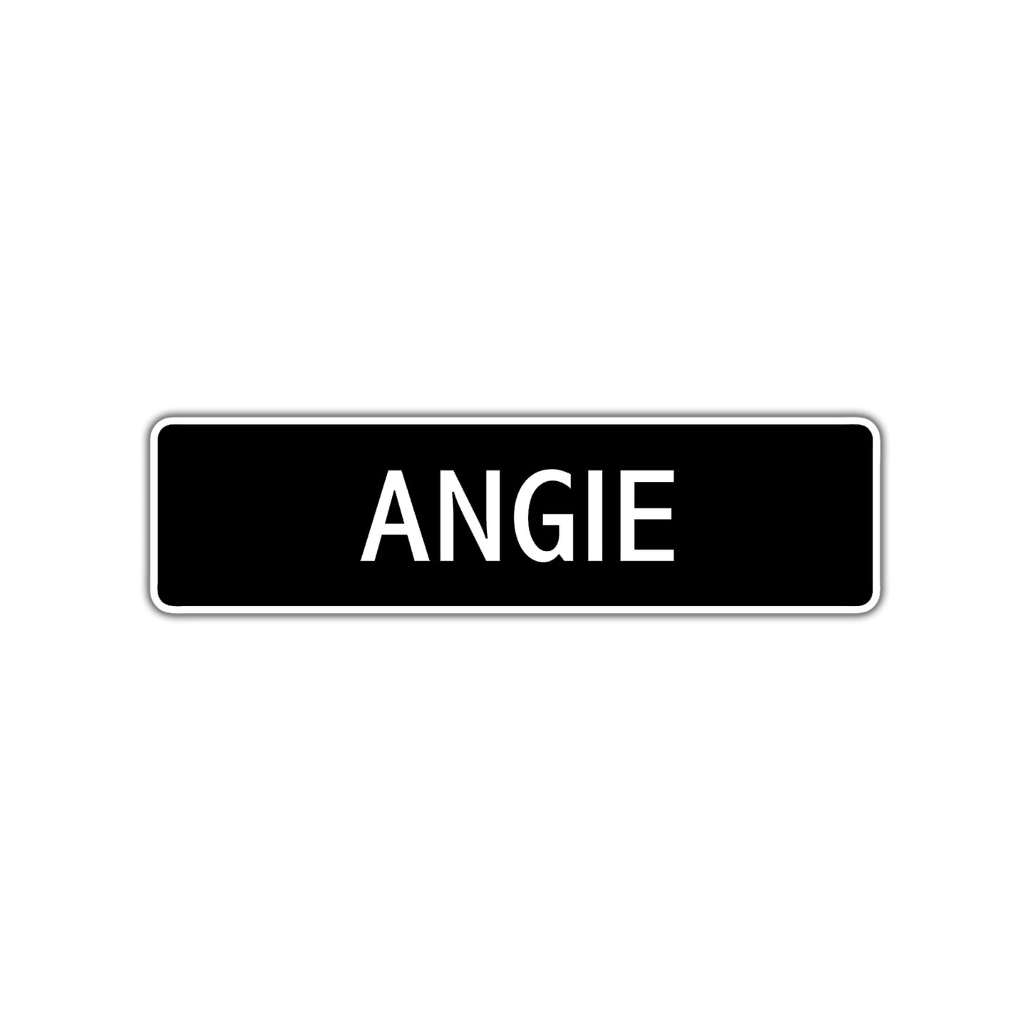 Angie Street Metal Sign