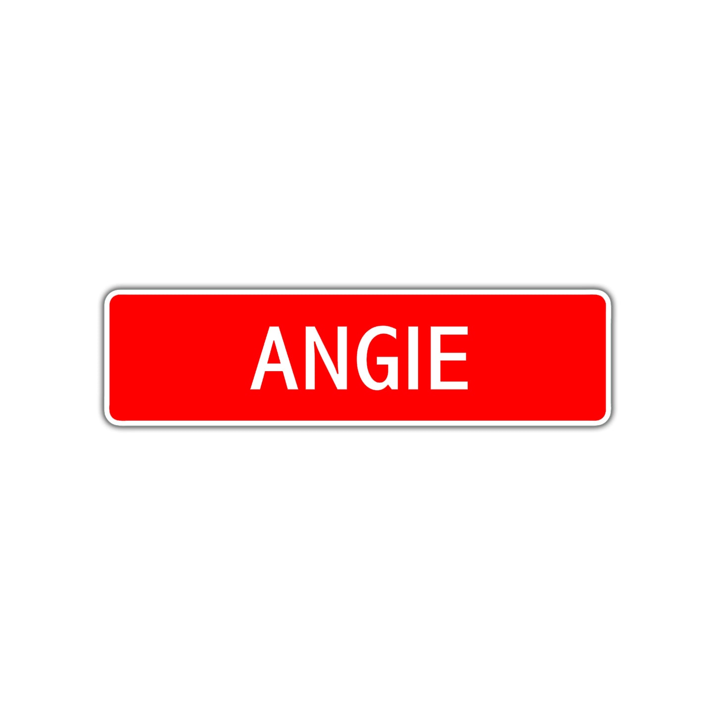Angie Street Sign