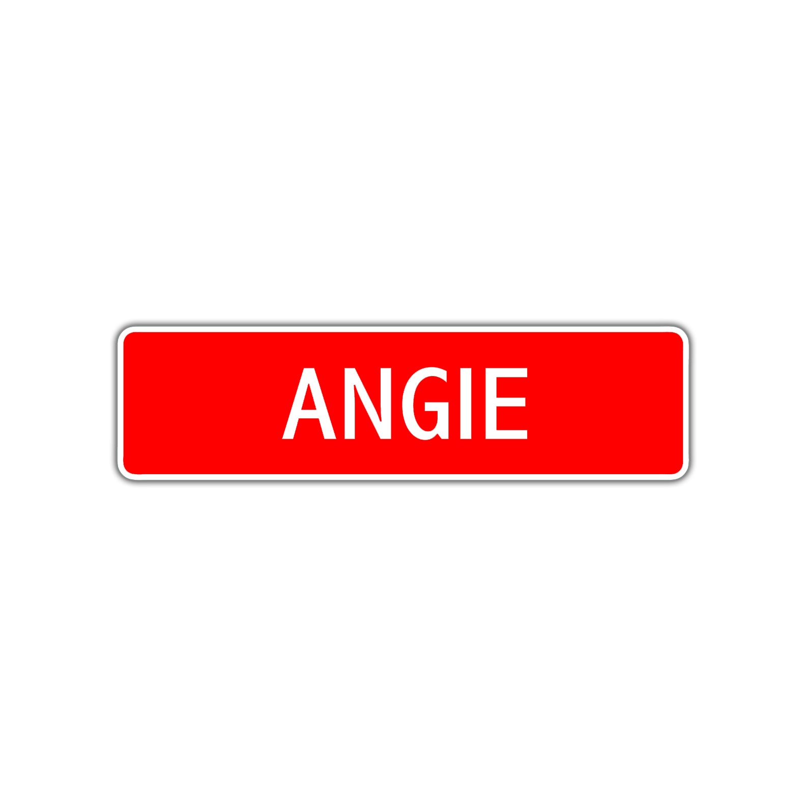 Angie Street Sign