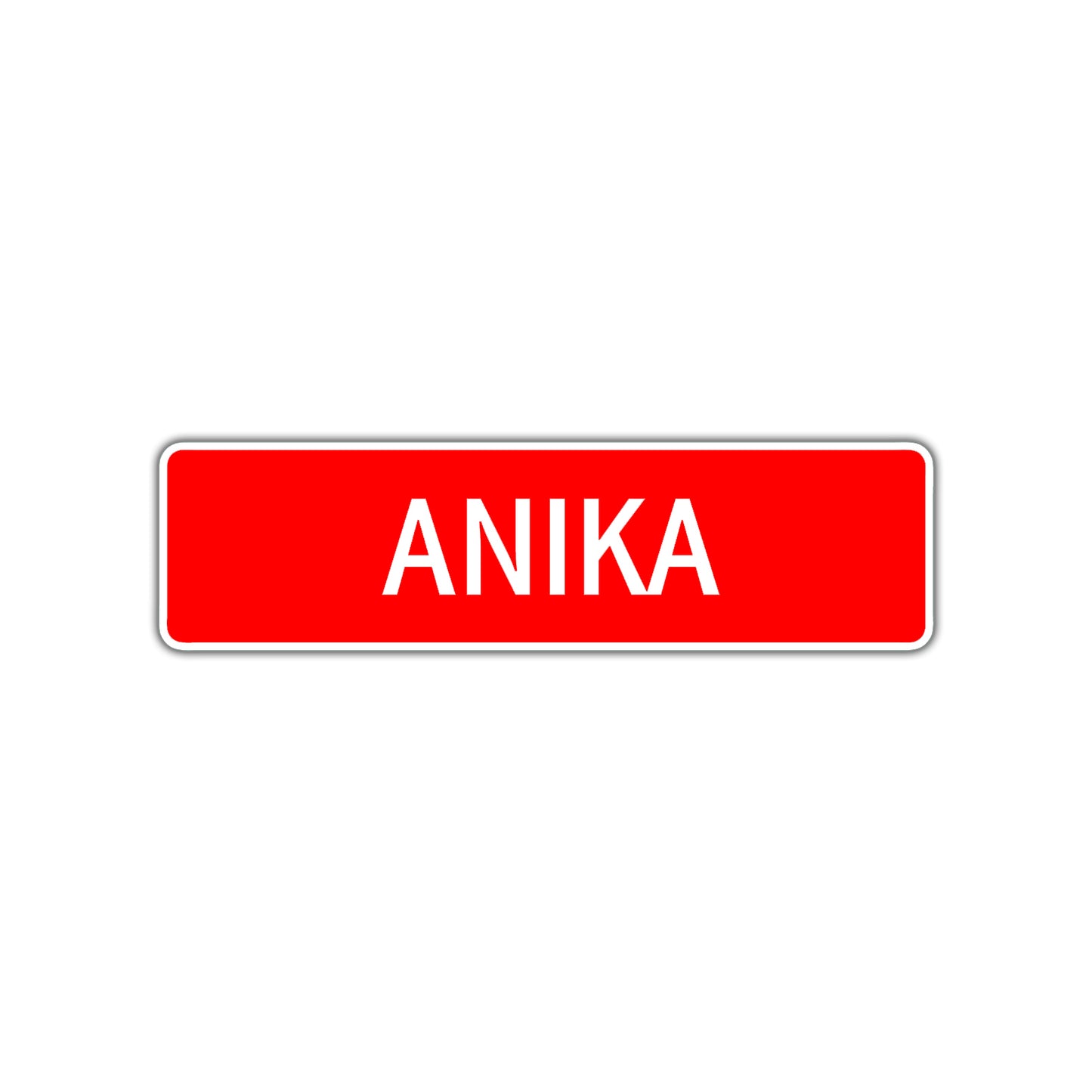 Anika Street Sign