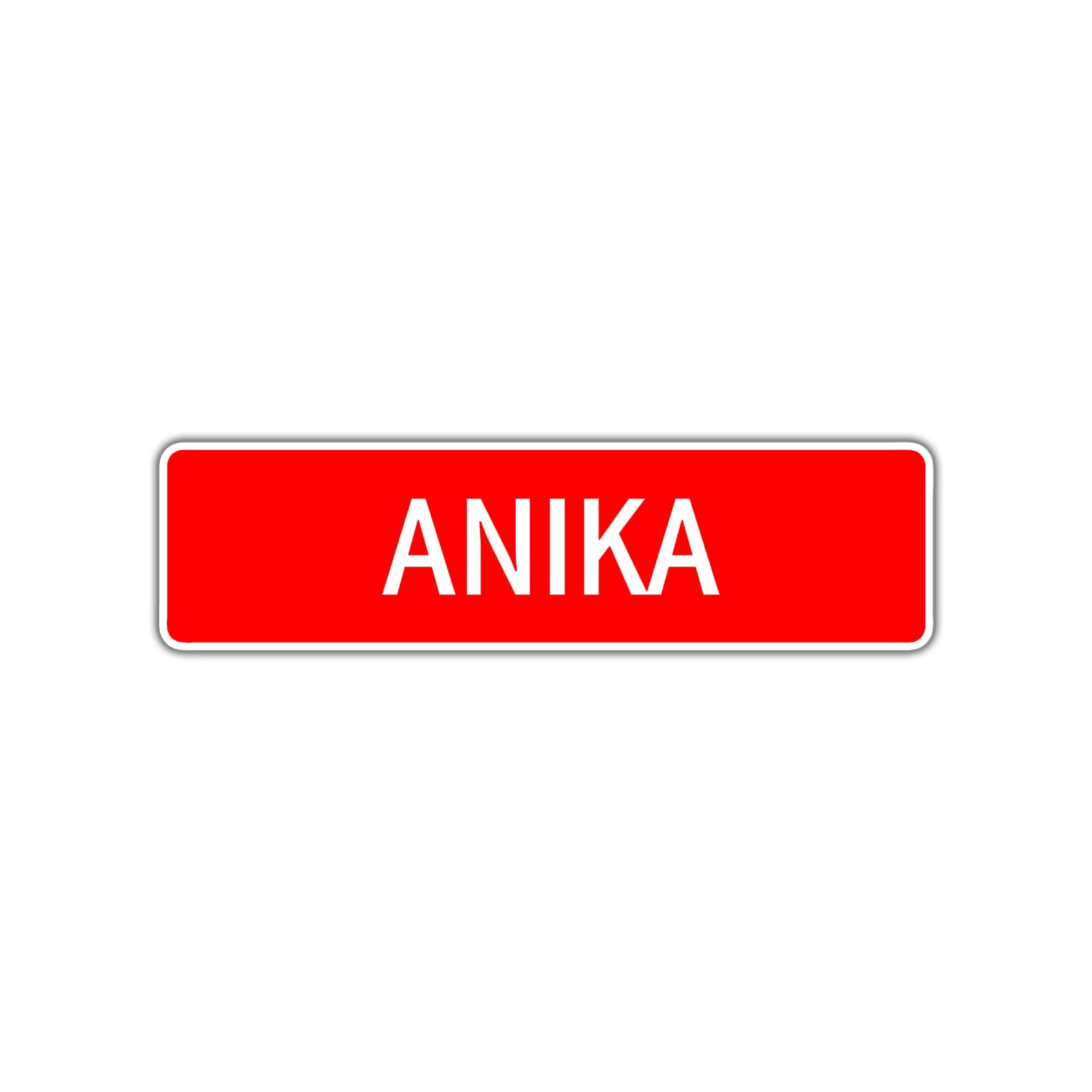 Anika Street Sign
