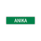 Anika Street Sign Plate