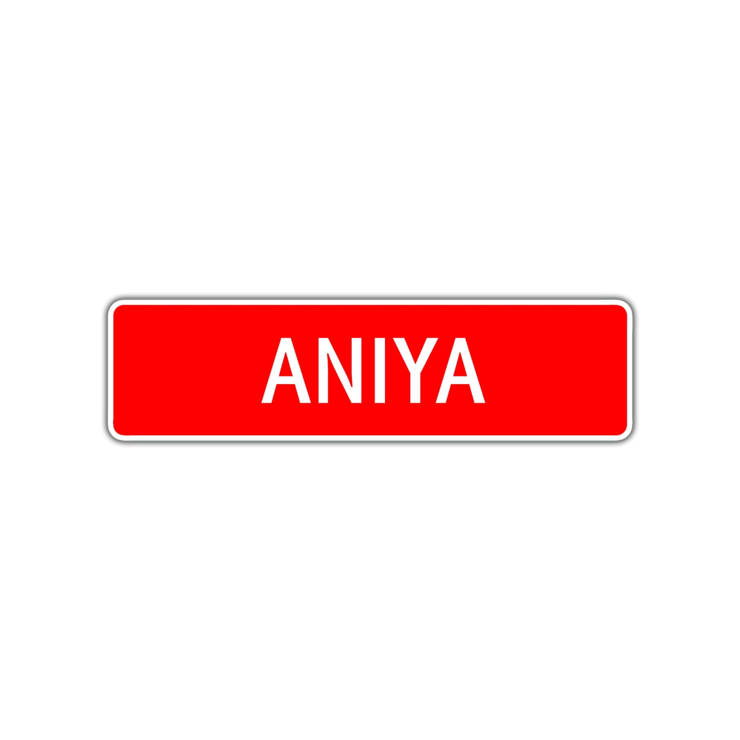 Aniya Street Sign