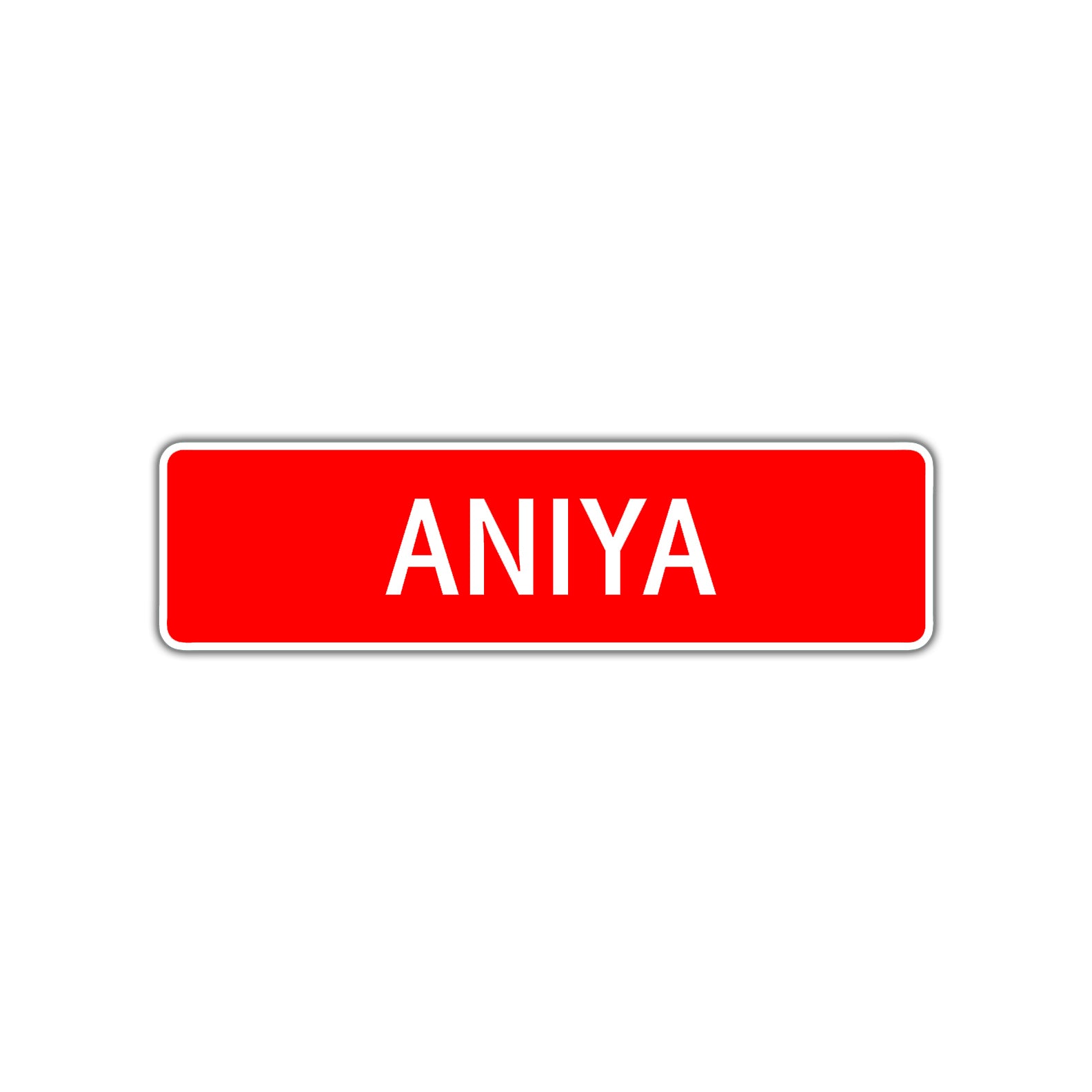 Aniya Street Sign