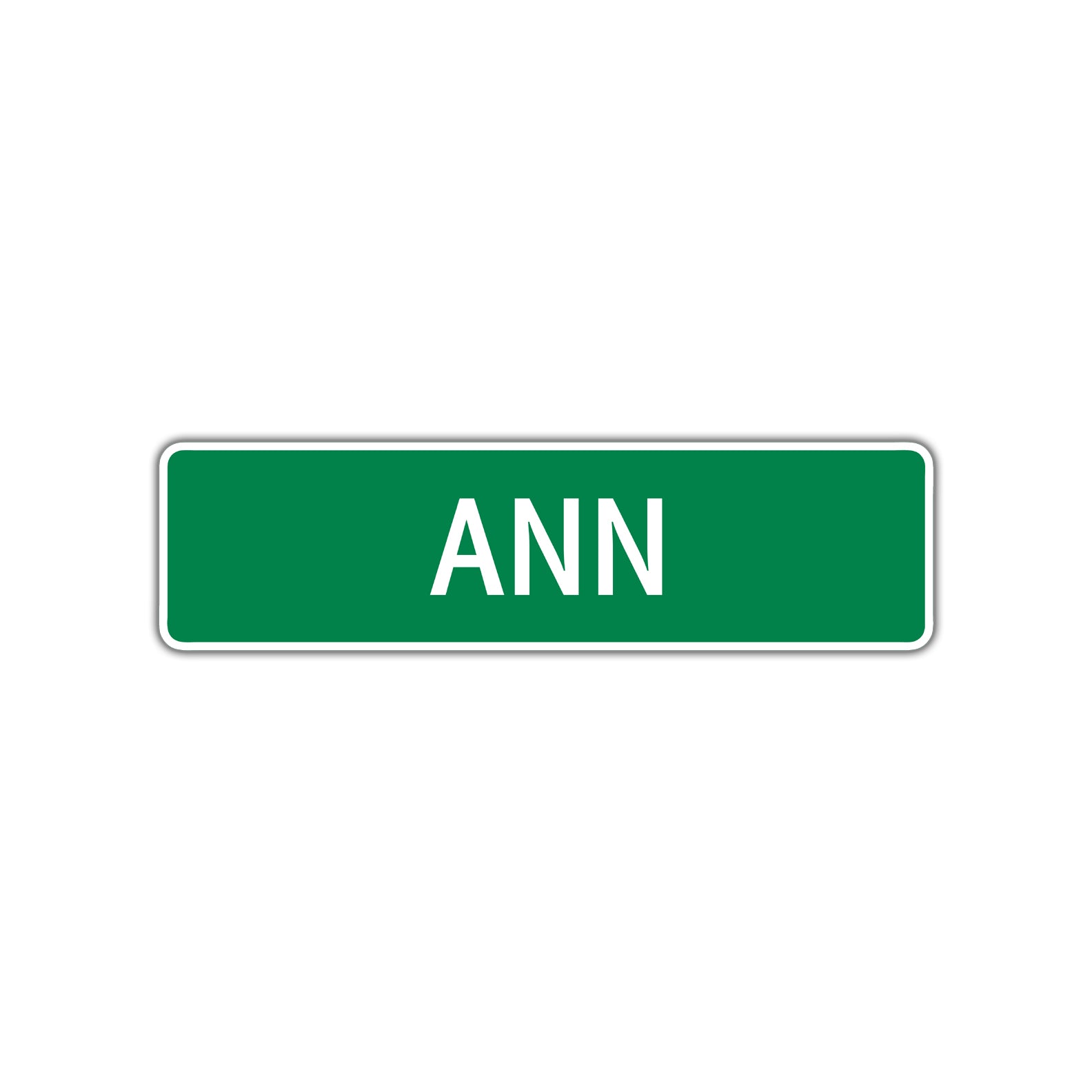 Ann Street Sign Children Name Room Plate – Sign Fever