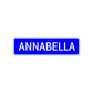 Annabella Street Metal Sign Plate