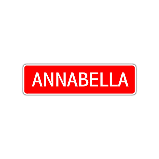 Annabella Street Sign