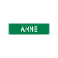 Anne Street Sign Plate