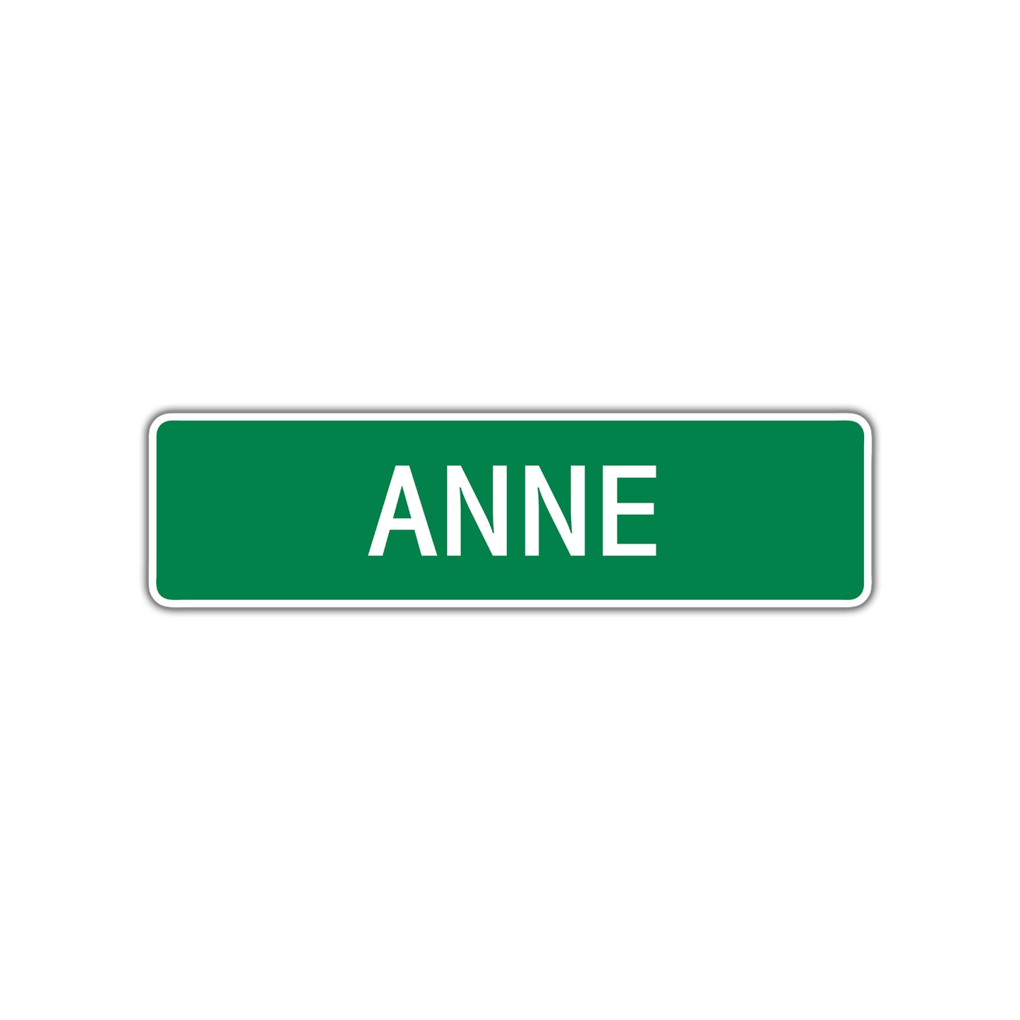 Anne Street Sign Plate