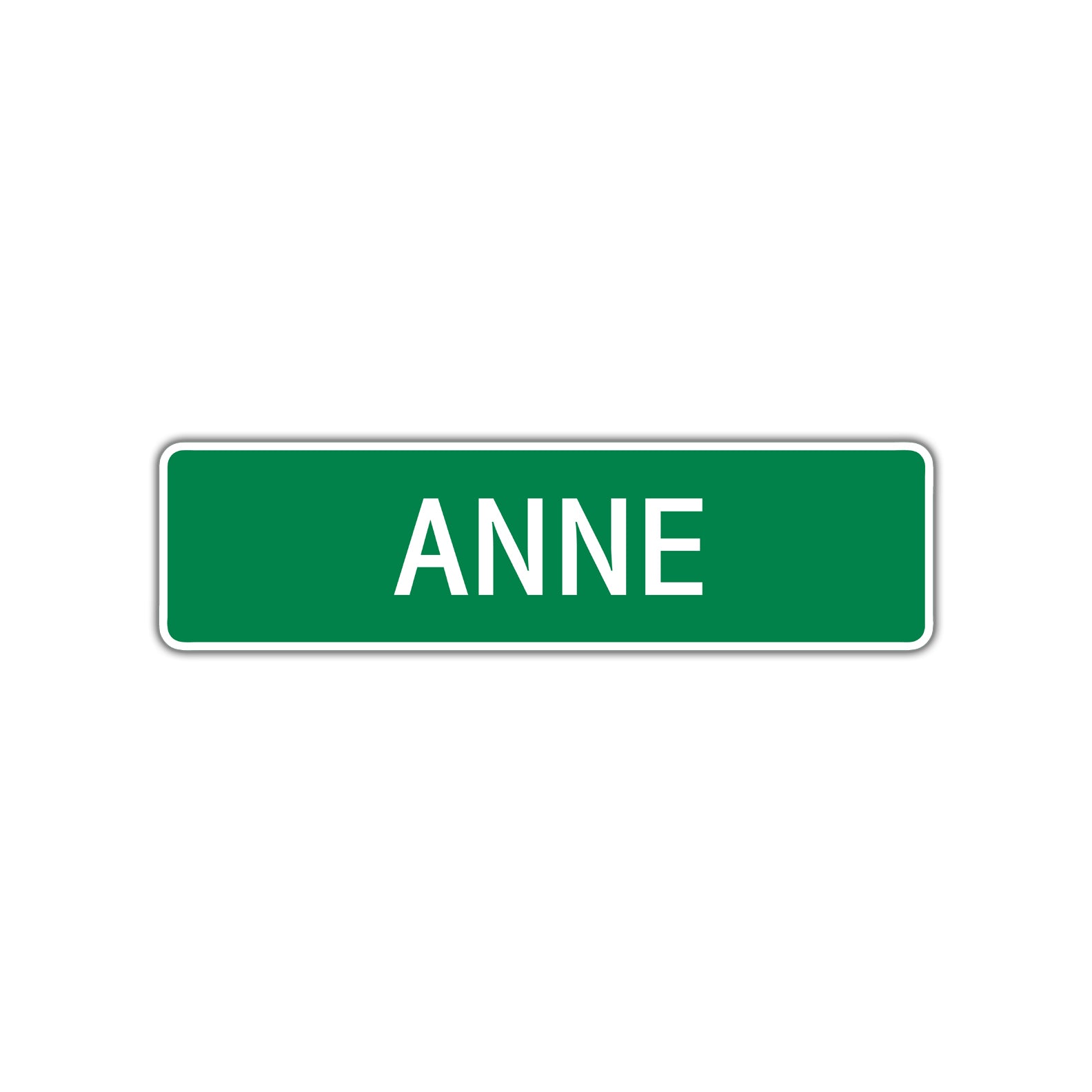 Anne Street Sign Plate