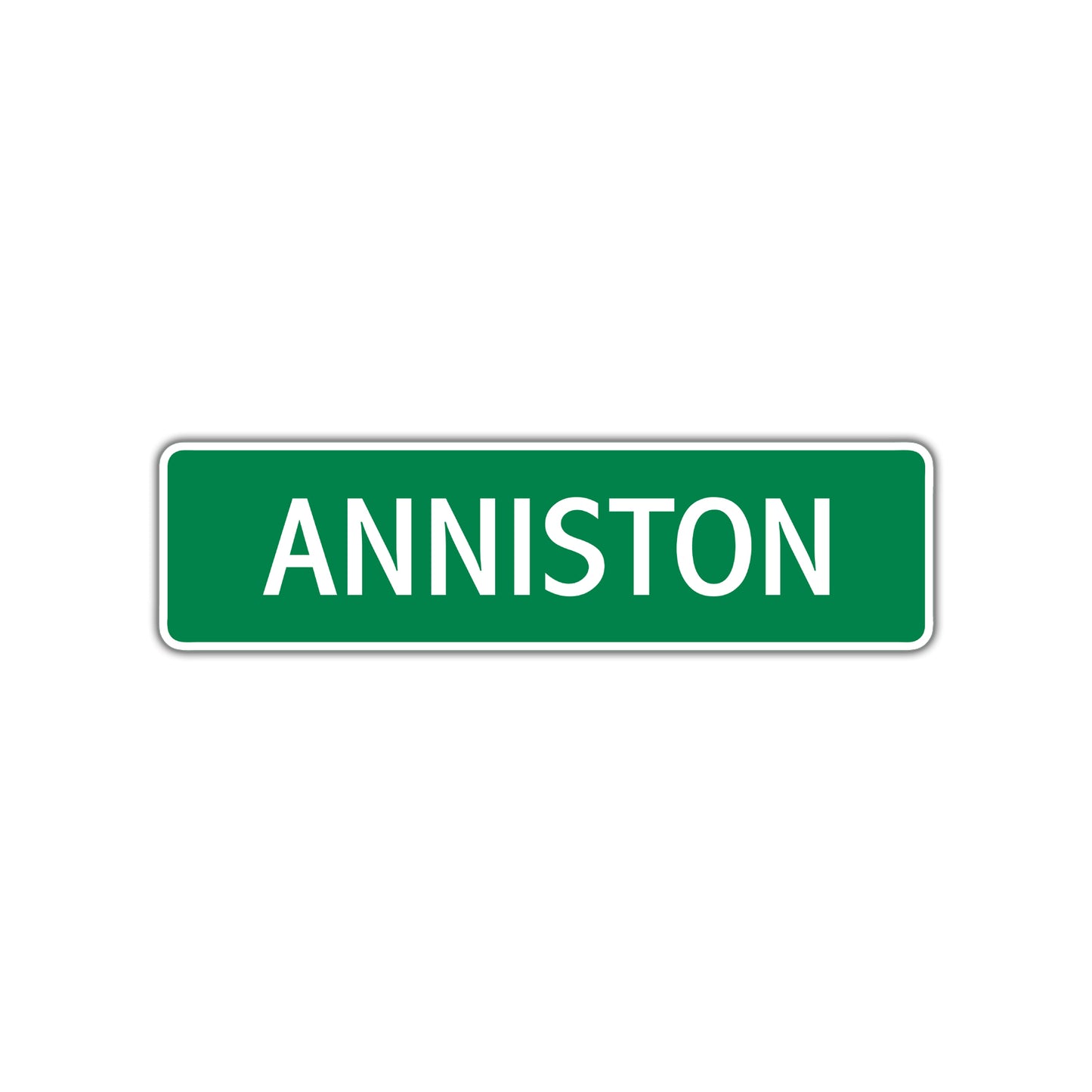 Anniston Street Sign