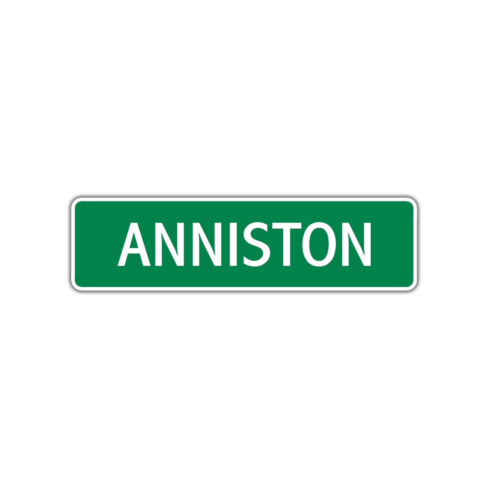 Anniston Street Sign