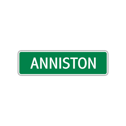 Anniston Street Sign