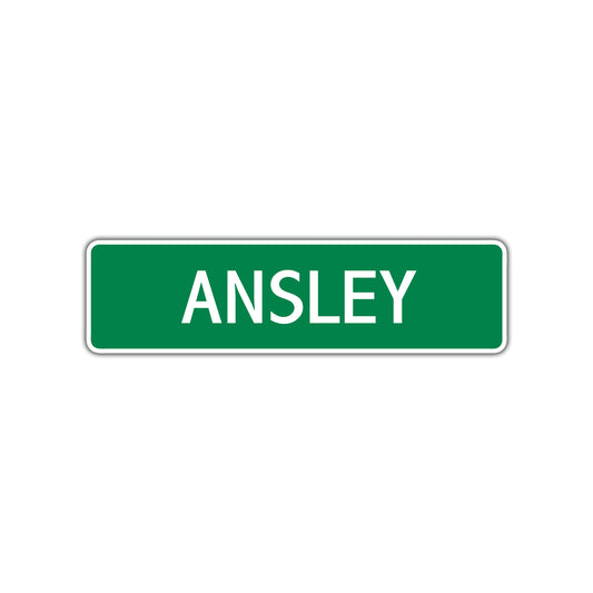 Ansley Street Sign
