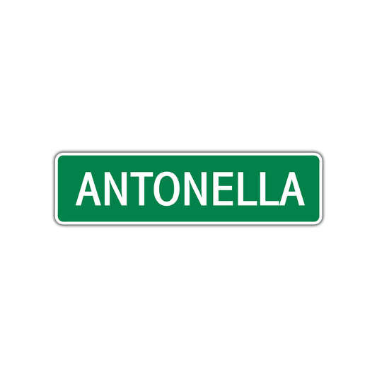 Antonella Street Sign
