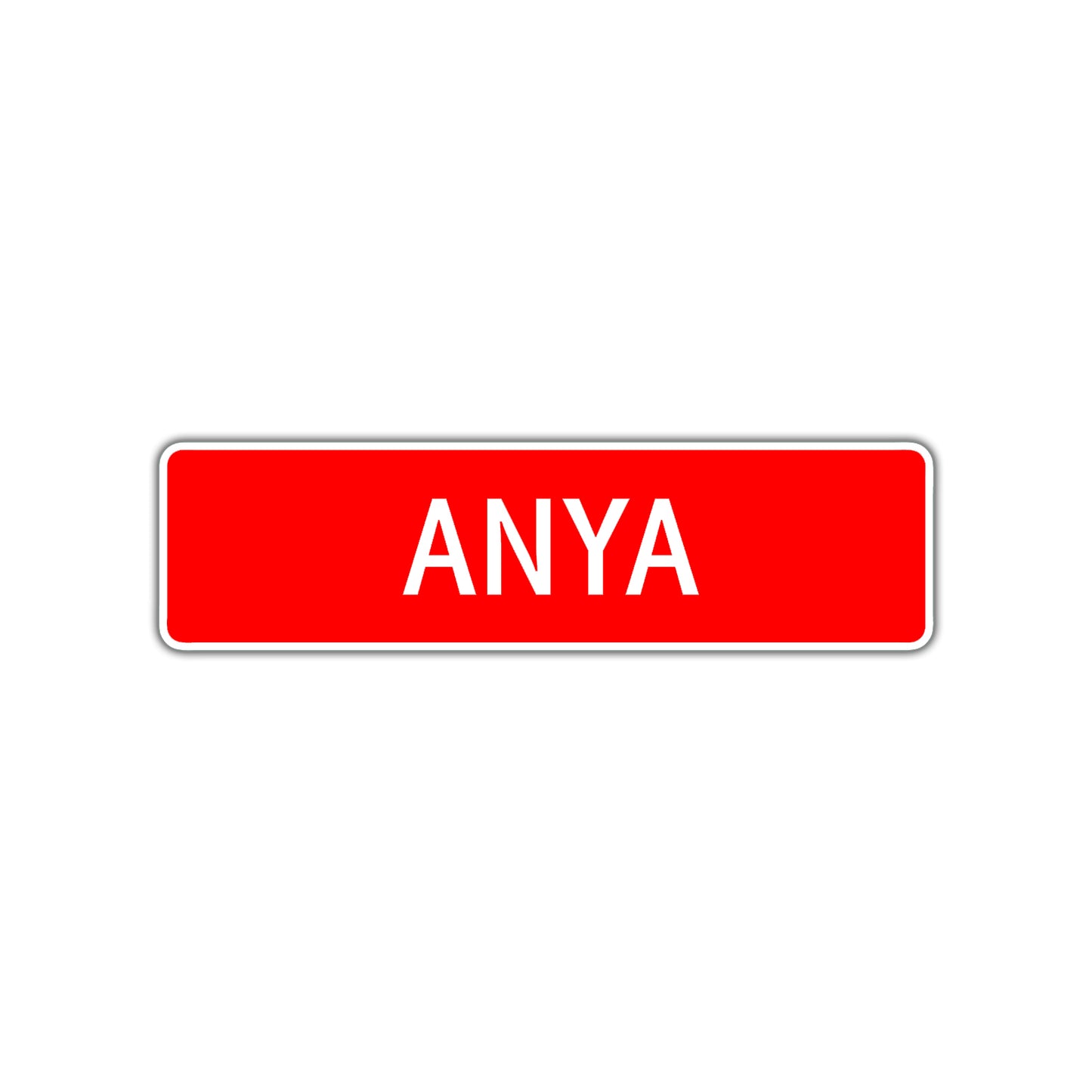 Anya Street Sign