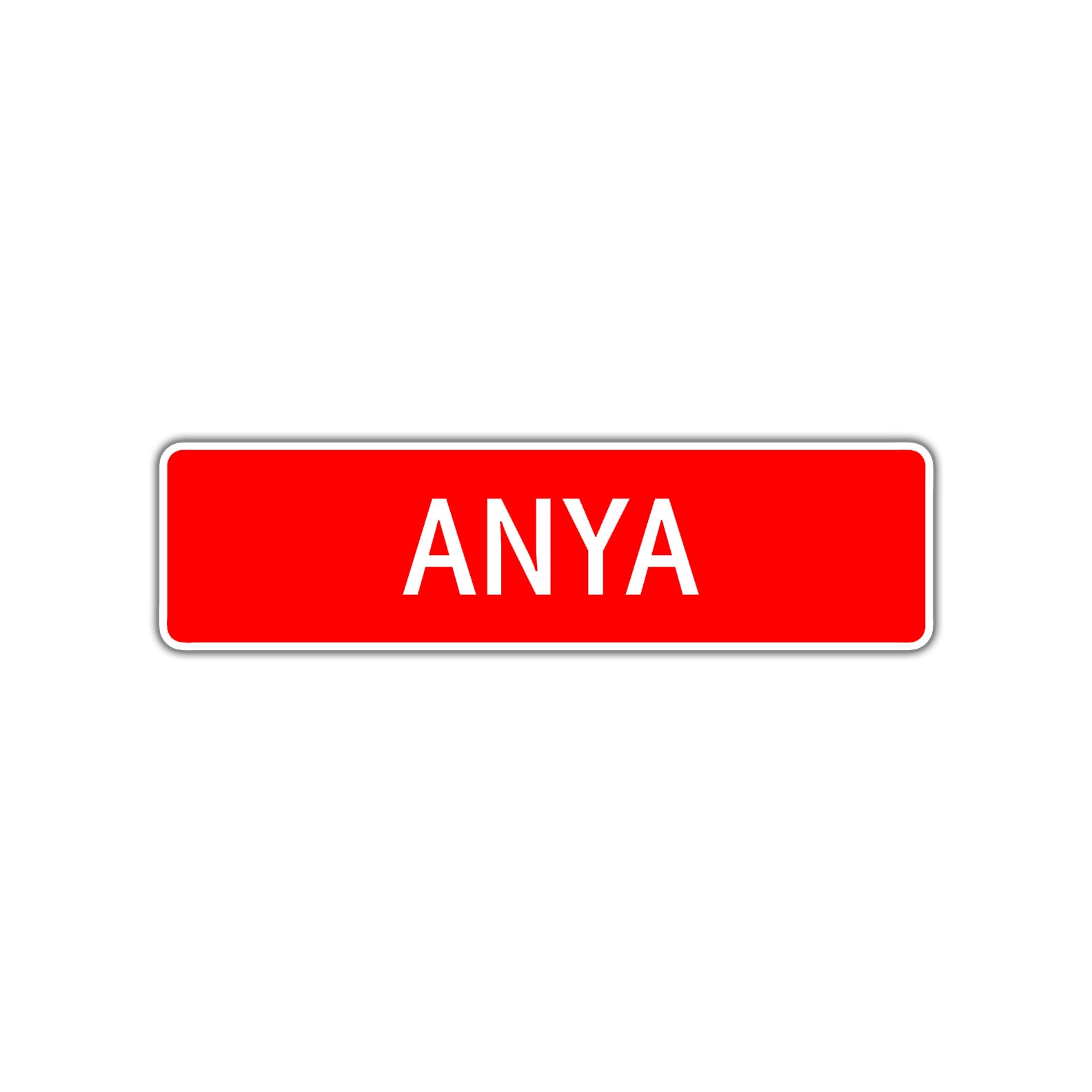 Anya Street Sign
