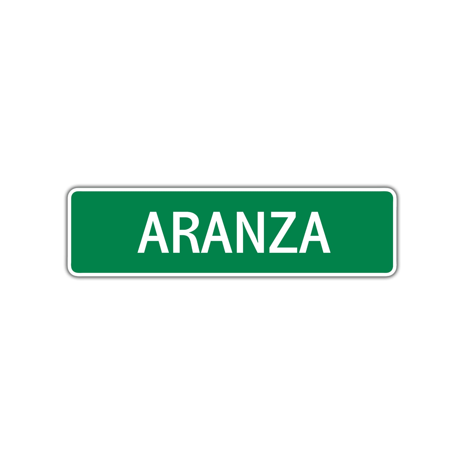 Aranza Street Sign