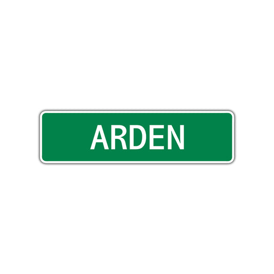 Arden Street Sign