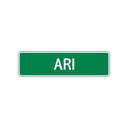 Ari Street Sign