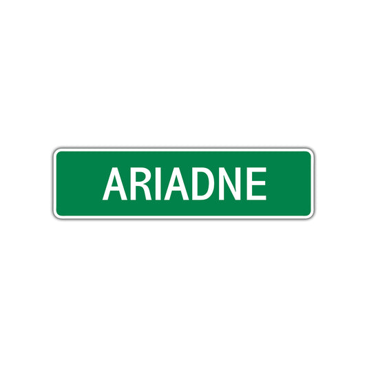 Ariadne Street Sign