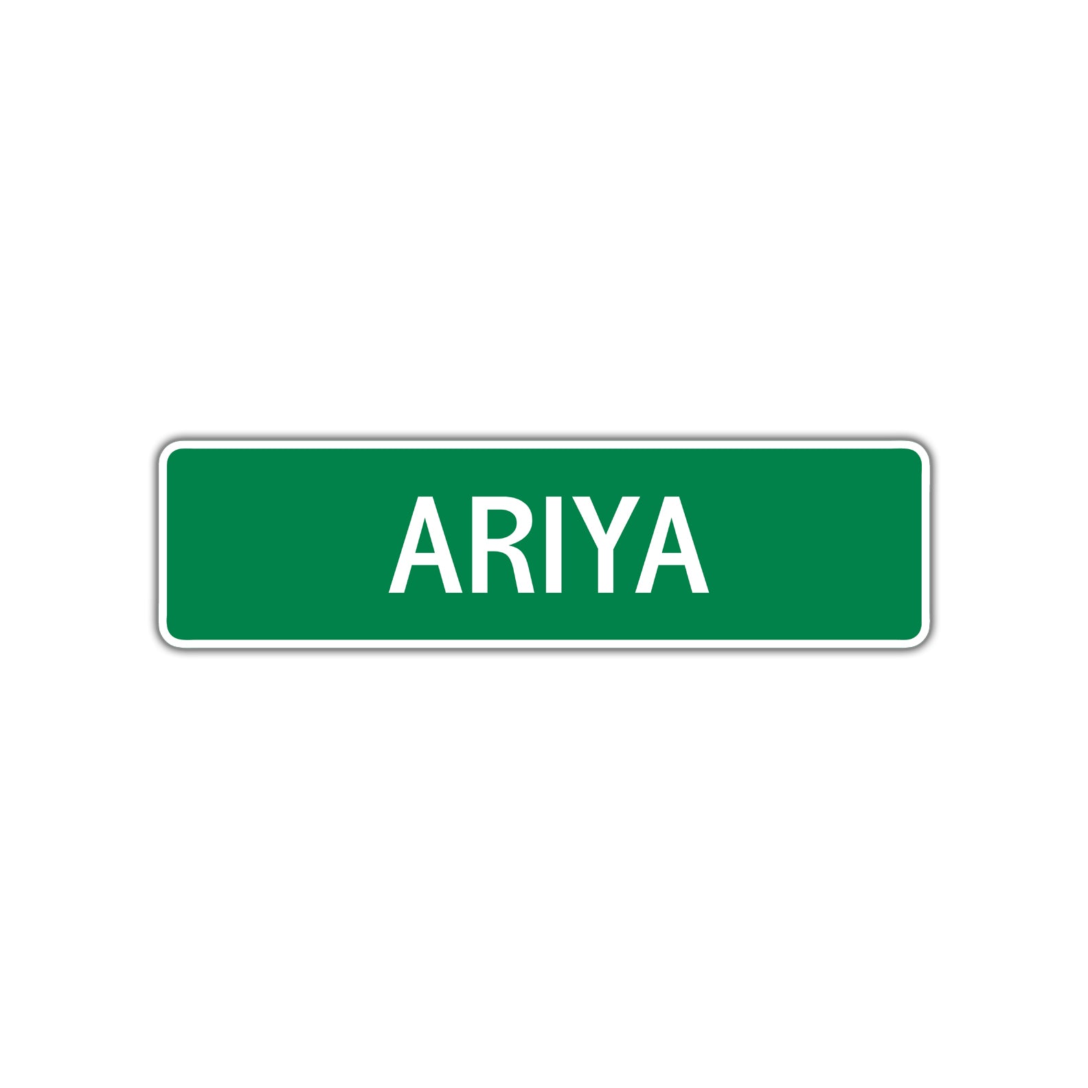 Ariya Street Sign