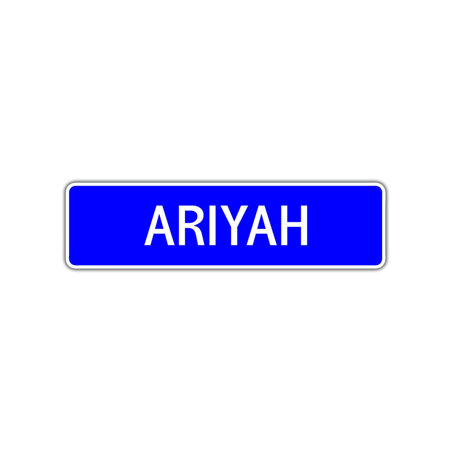 Ariyah Street Metal Sign Plate