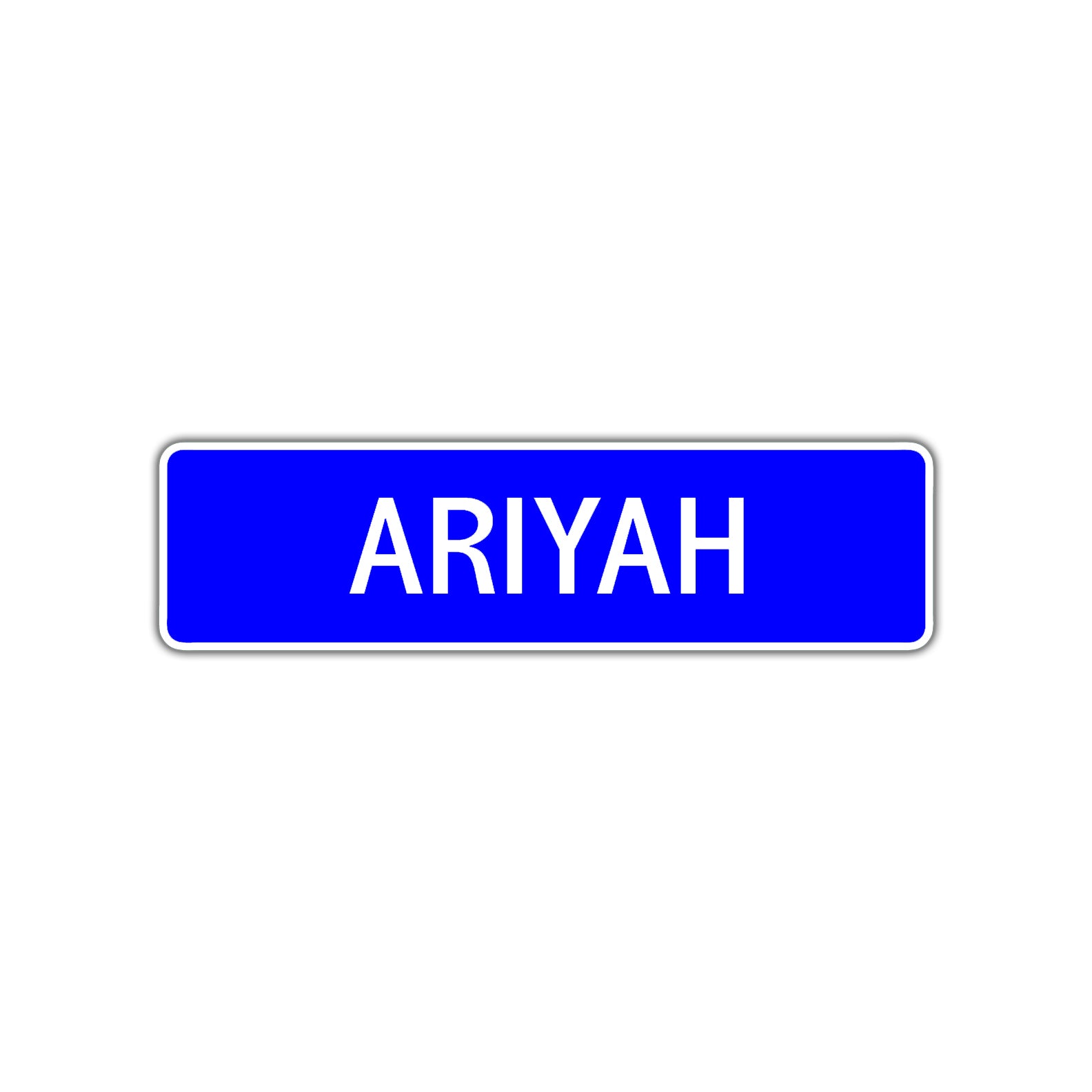 Ariyah Street Metal Sign Plate