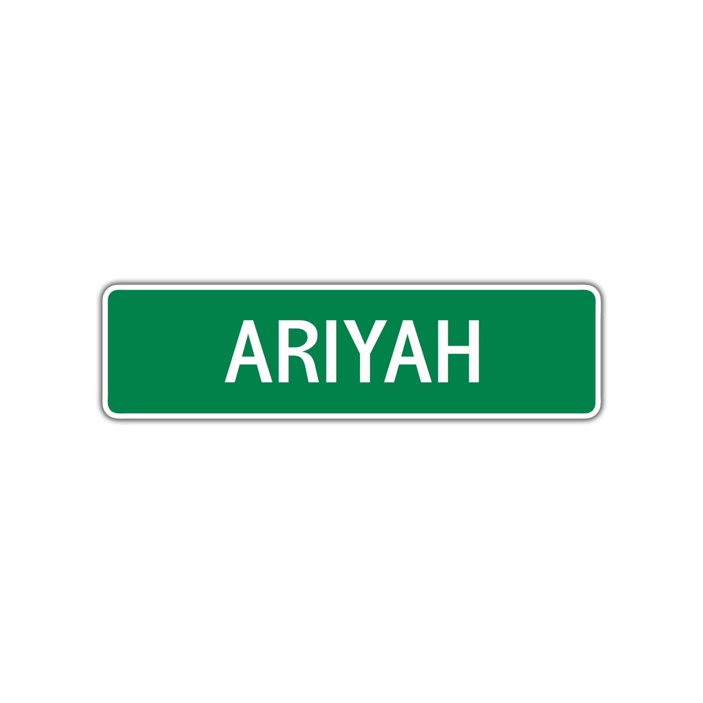 Ariyah Street Sign Plate