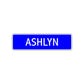Ashlyn Street Metal Sign Plate