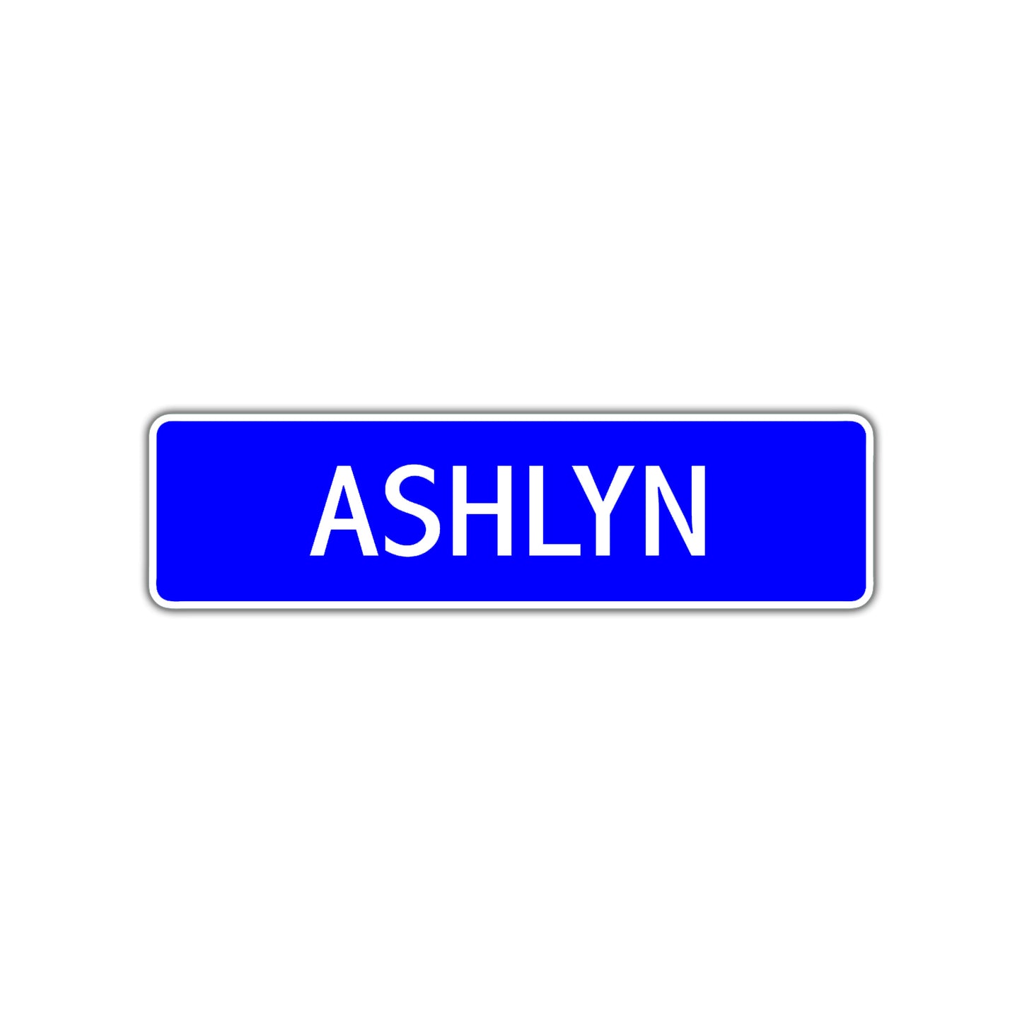 Ashlyn Street Metal Sign Plate