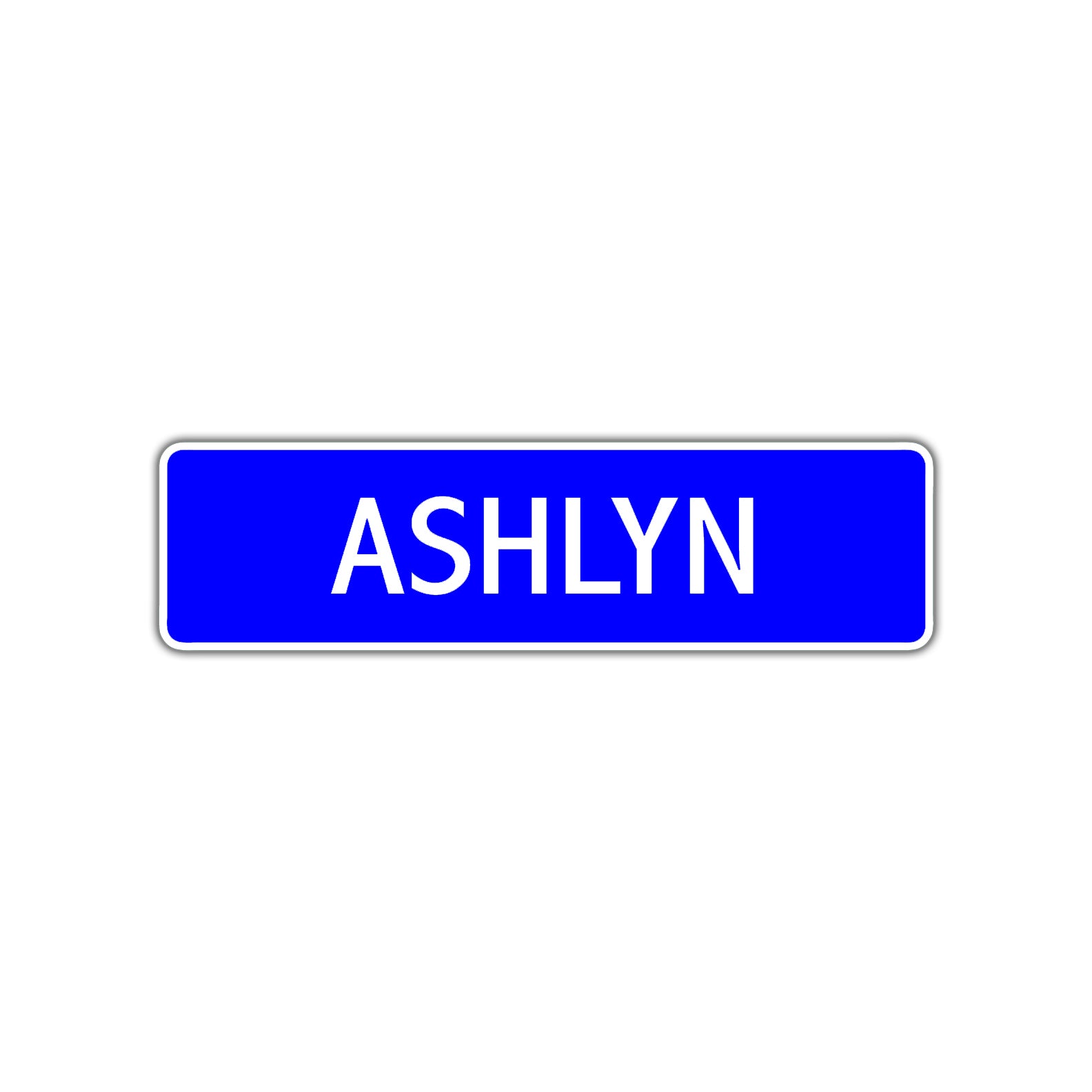 Ashlyn Street Metal Sign Plate