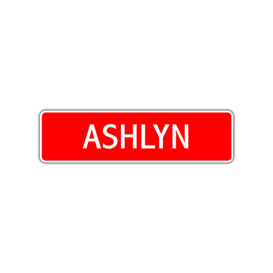 Ashlyn Street Sign