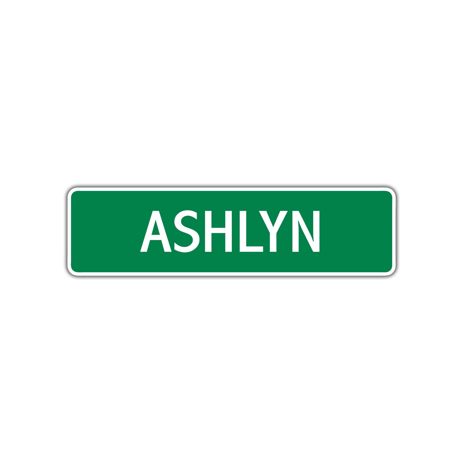 Ashlyn Street Sign Plate